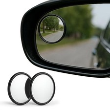 2 Pack Blind Spot Mirrors, HD Glass Wide Angle Convex Rearview Mirrors for