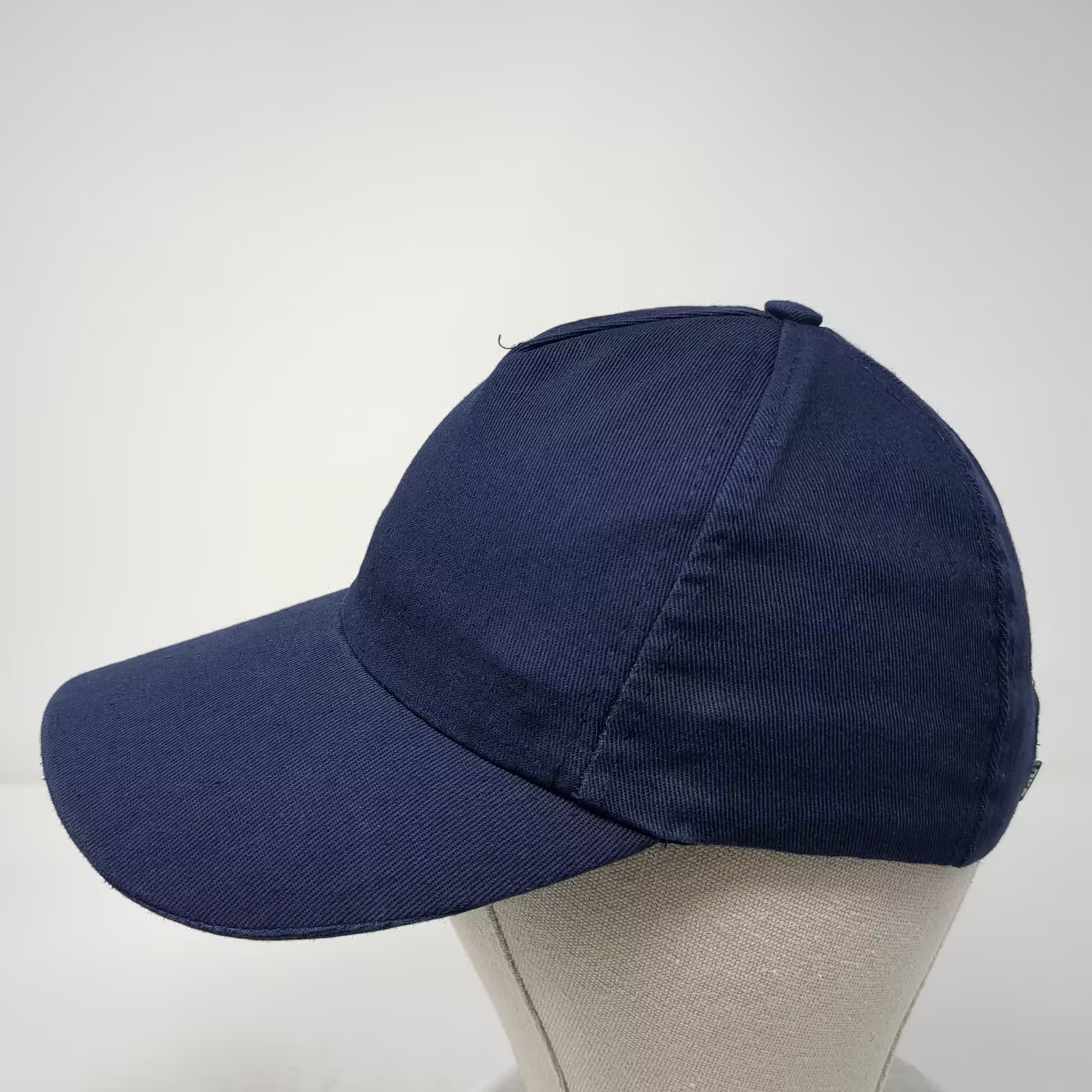 Blue 5 Panel Hat Strapback Adjustable Blank Solid… - image 3