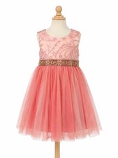 Rare Editions Jacquard and Jewel Party Dress