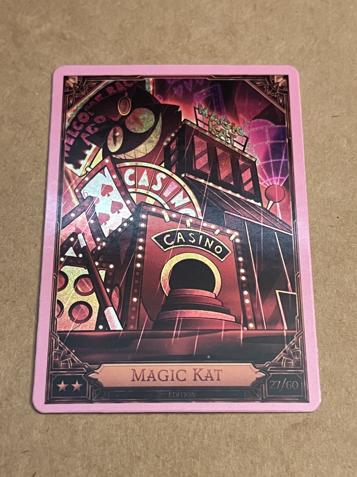 Magic Kat 27/60 Season 2 Hazbin Hotel Trading Card 2nd Edition Foil