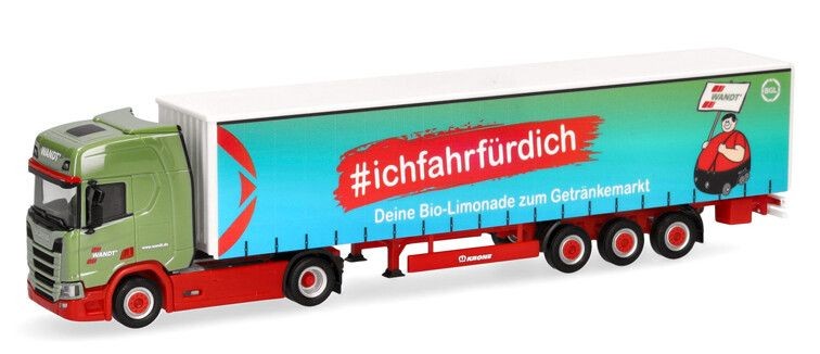 HERPA, IVECO S-Way 6x2 blu, 1/87,  HER318600