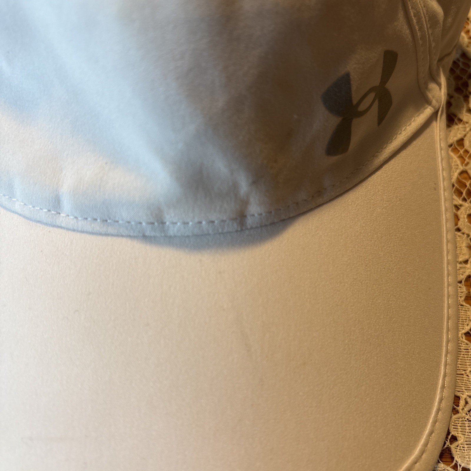 Under Armour Adjustable Polyester White Visor - image 3