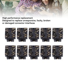 10PCS 3.5mm Headset Connector Port Socket Professional Headphone Jack Plug Port