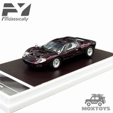 Findclassically 1:64 GT40 Mk.I P1069 Road Car Version Pearl Burgundy Model Car