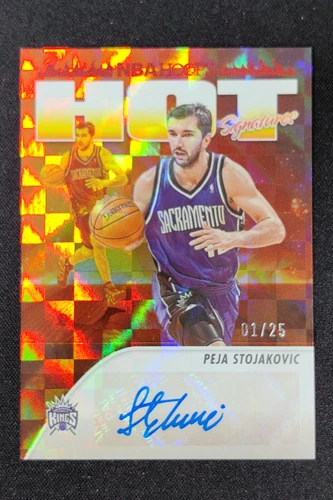 2023 Panini Hoops Basketball Red Peja Stojakovic #HS-PEJ