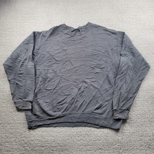 Fruit Of The Loom Sweatshirt Mens XL Gray Fleece Crewneck Pullover Casual