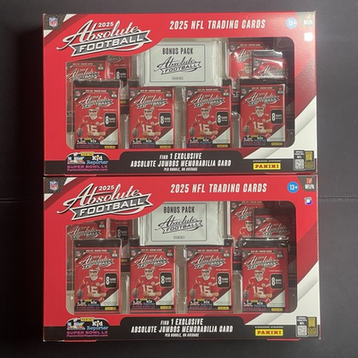 #ad TWO🔥2025 Panini Absolute Football Sams Club Exclusive Bundle Box $69.99