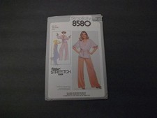 Simplicity Pattern 8580 Misses Pullover Top, Pull-On Pants/ Unlined Jacket 10 14