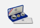 1986 3-Coin Commemorative Statue of Liberty Proof Set, w/Box & COA