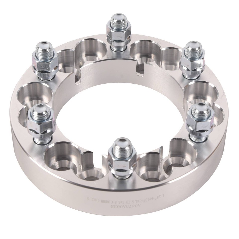 6x135 To 6x5 (6x127) Wheel Adapters – 1.5 Inch, 4-Pack – Fit Ford F-150 Expedition (Forged Aluminum)