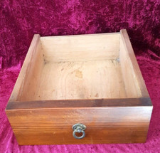 alte antike Schublade Nachtschrank Vintage Retro Landhaus Chappy Chic Massiv