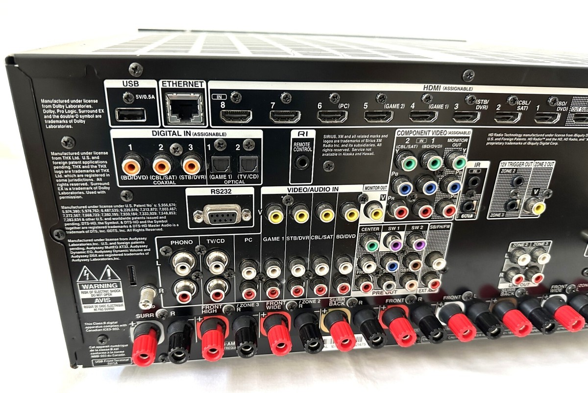 Onkyo TX-NR1010 7.2 Channel 140 Watt THX Certified Network A/V