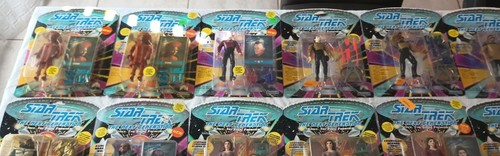 Vintage Star Trek Playmates Figuren Lot 34 Brandneu Versiegelt Sehr guter Zustand +/Ex Auf Karte - Bild 8 von 20