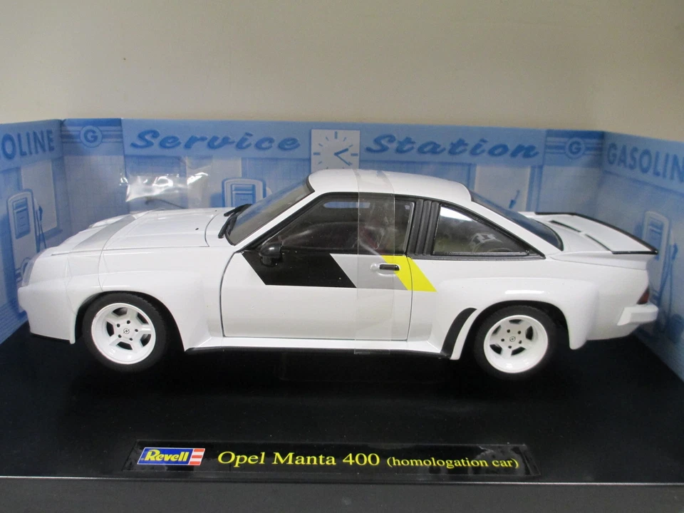 OPEL MANTA 400 Blanc White Weiss HOMOLOGATION CAR par REVELL 08819 au 1/18 - Photo 4/4