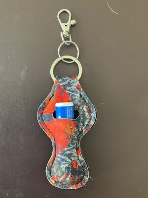 Chap Stick Lip Balm Holder with KeyChain Clip