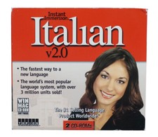Instant Immersion LEARN how to Speak BEGINNER ITALIAN Language Win/Mac CD