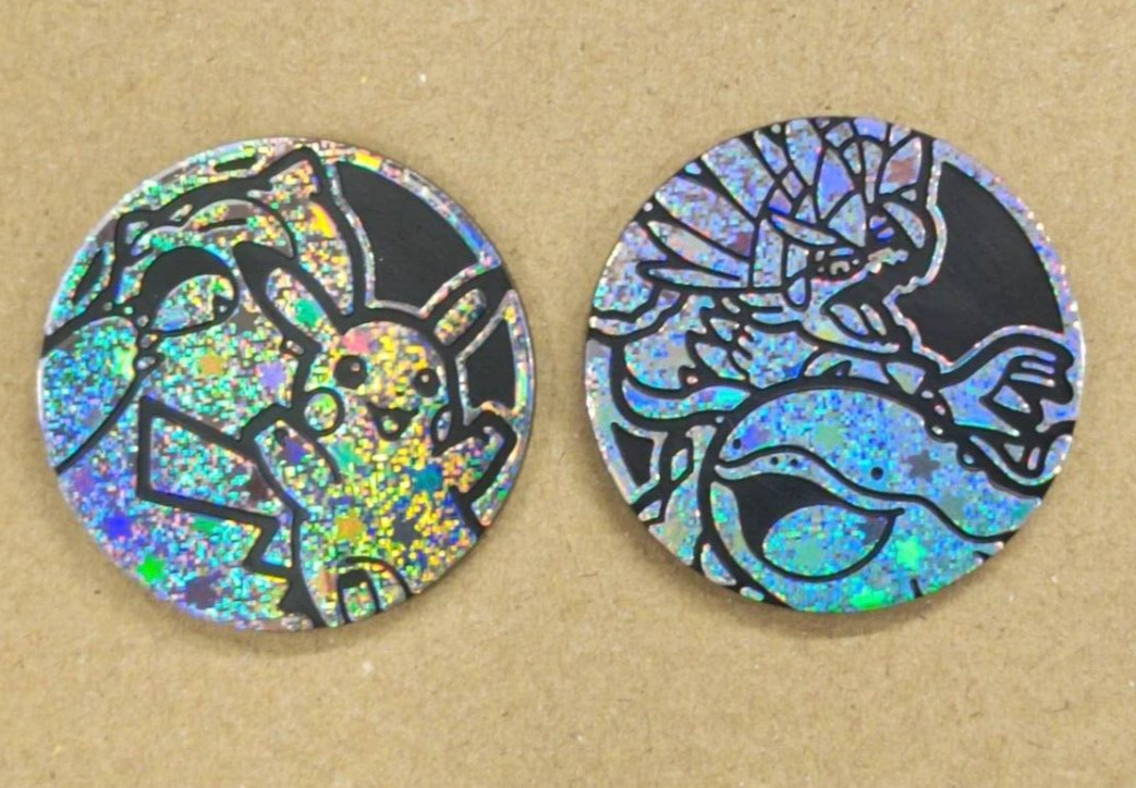 Pokemon Card Coin Pikachu & Snorlax / Koraidon & Clodsire