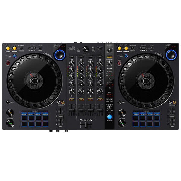 Pioneer DJ 4ch DJ controller for rekordbox and Serato DJ Pro DDJ-FLX6 Black
