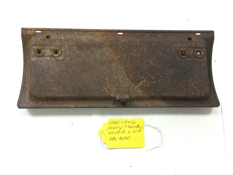 Tapa de guantera original usada para camión Chevy GMC 1940-46 #GBL-A100 Foto 3 de 3