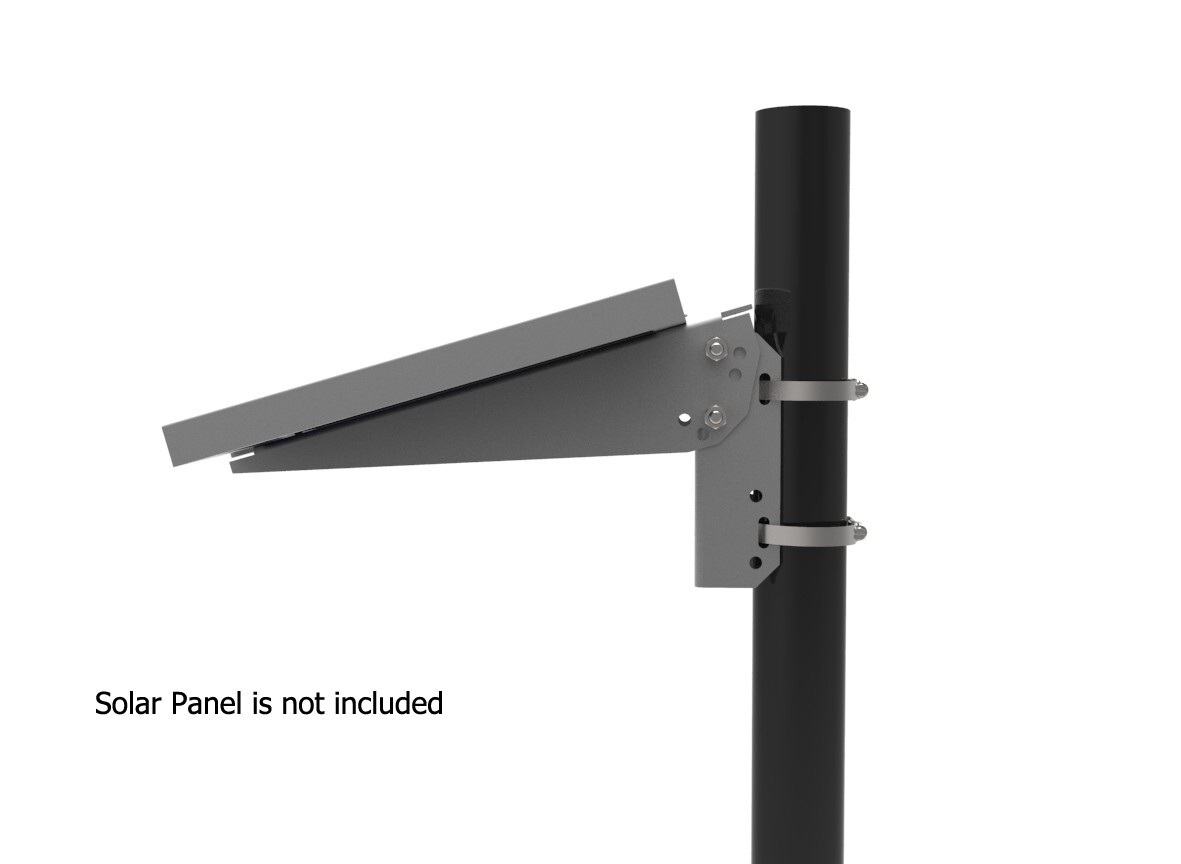 ZONADA Solar Panel Pole Mount Kit Single Arm Pole Wall Mounting