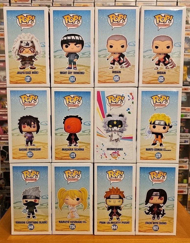 Funko Pop Naruto Shippuden/Next Generations Bundle Of 12 Chase