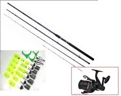 Shakespeare Reel Silstar Feeder Fishing Rod Swimfeeder Pack