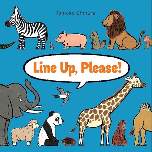 Line Up Please by Tomoko Ohmura NEW (Hardback) Children's Book
