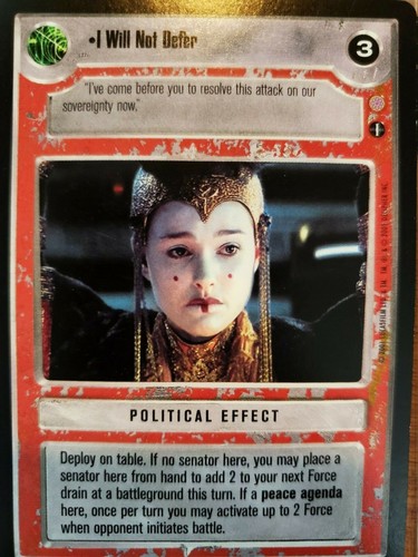 Decipher Star Wars CCG Coruscant 2nd TIER SINGLES *Wählen Sie Ihre Karte* NrMint-Mint - Bild 29 von 81