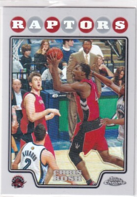 2008 Topps Chrome NBA No. 134 Chris Bosh Refractor