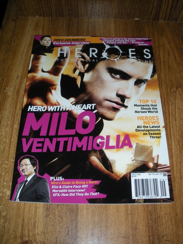 Heroes: The Official Magazine- Issue 9 April/May 09'