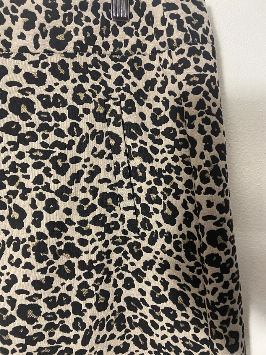 Leopard print skirt clearance loft