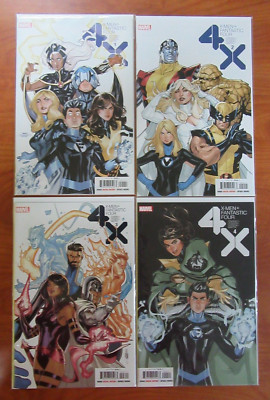 X-Men + Fantastic Four 4X 1-4 Complete Series Zdarsky Marvel 2020