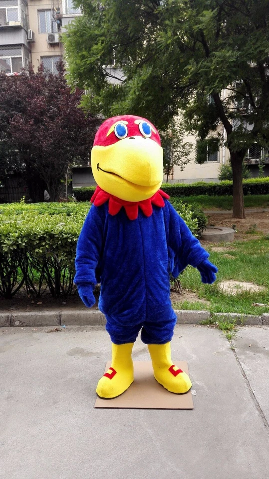 Disfraz de Mascota Halcón Azul Traje Juegos con disfraces Fiesta Juego Vestido Conjunto Halloween Adulto Foto 3 de 3