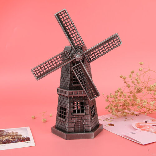 Holland Windmill Ornaments Miniature Arts Craft Office Home Desktop Decor EJU - Picture 1 of 12