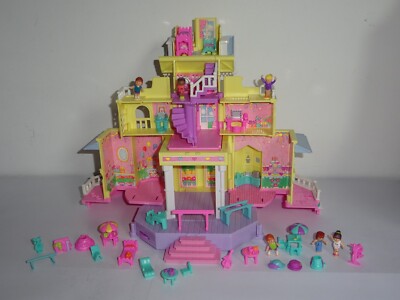 Polly Pocket Vintage - Clubhouse Pollyville - 1995 - 95% komplett (C706)