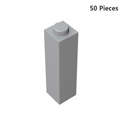 ZITIANYOUBUILD 14716 Brick 1X1X3 Light Gray Bricks 50 PCS Bricks High Quality