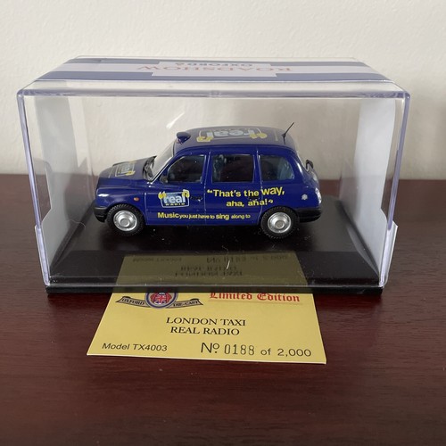 TX4003 Oxford Diecast 1:43 Scale Real Radio TX4 Taxi