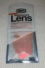 100% 2.0 (GENERATION 2) Goggle Replacement Lens Mirror Red - Brand New Package