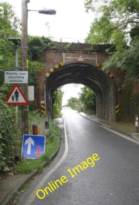 Photo 6x4 Railway bridge over the B3081 Bruton There is an OS benchmark [ c2012