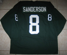 #8 Geoff SANDERSON Hartford WHALERS Off. Lic. CCM PRACTICE Jersey, Sz Men XL