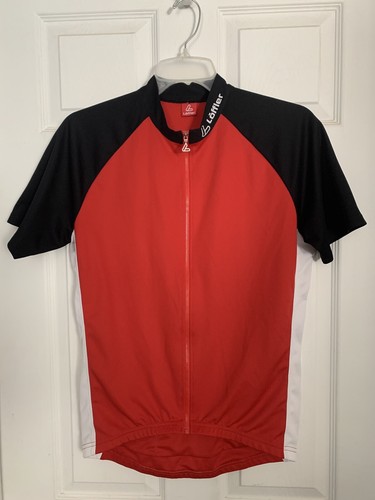 Loffler Austria Cycling Men’s Size Medium Full Zip Short Sleeve Jersey Shirt - 第 1/13 張圖片