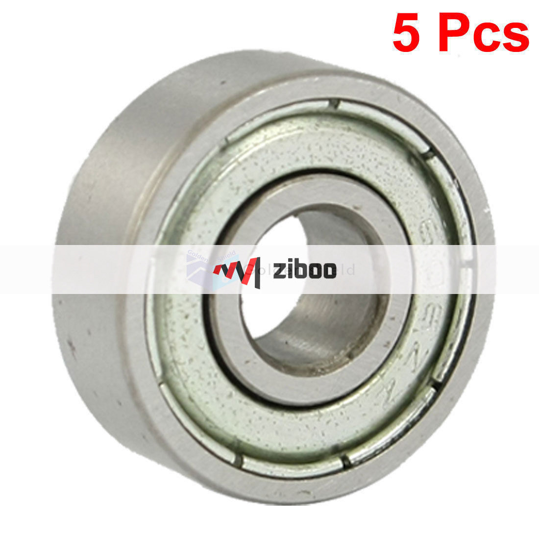 5 Pcs 606Z 6 x 17 x 6mm Metal Miniature Deep Groove Ball Bearings
