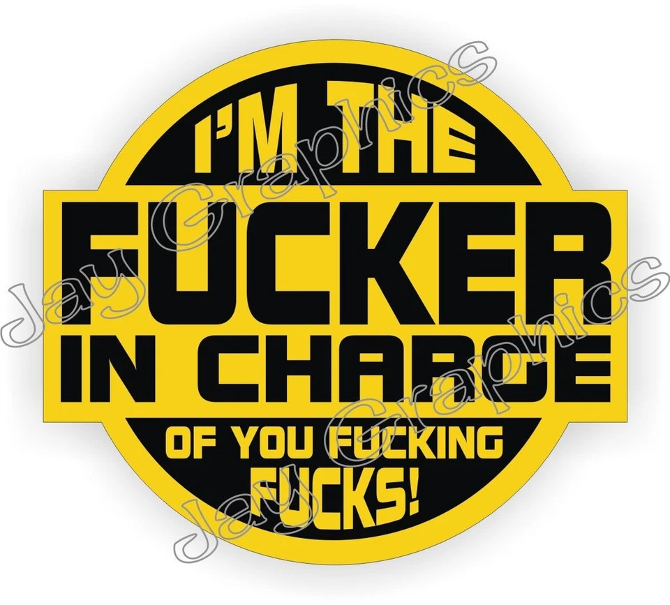 POPART F**ker In Charge of You Sticker