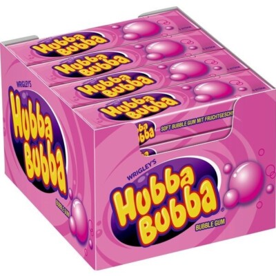 20 Packungen Hubba Bubba Fancy Fruit a 35 g 5er pack