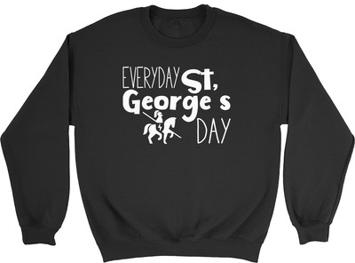 Everyday St George's Day Kinder Kinder Pullover Sweatshirt Jungen Mädchen