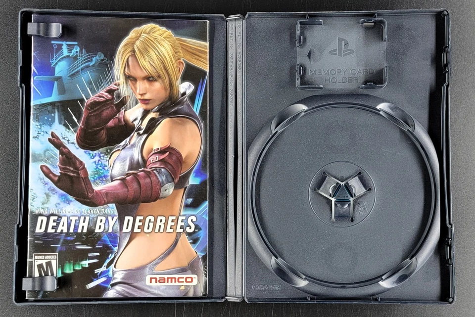 Death by Degrees (Sony PlayStation 2, 2005) Manual Artwork & Case Only - No Game - Image 3 of 3