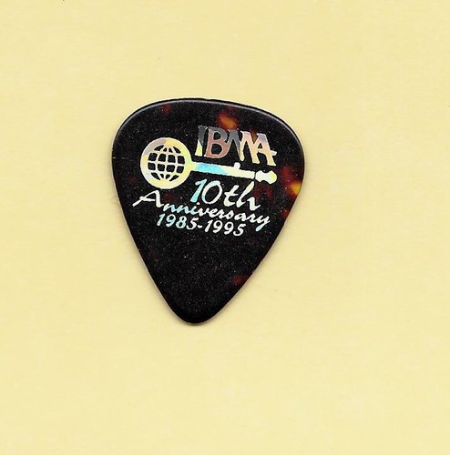 IBMA 10th Anniversary 1985-1995 promo guitar pick for bluegrass music