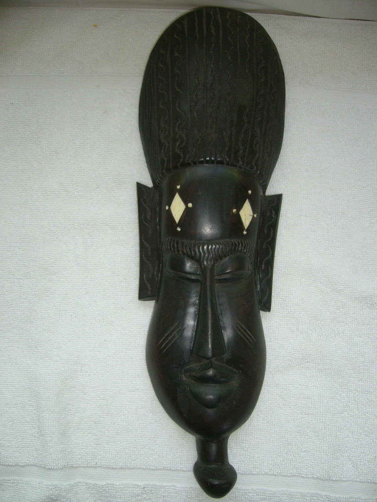 VINTAGE AFRICAN WOODEN MASK WALL HANGING Tribal Art eBay