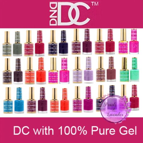 DND GEL DC 001-144 vernis gel trempé CHOISISSEZ VOTRE COULEUR 0,6 oz LED/UV (liste n°1) - Photo 1/148