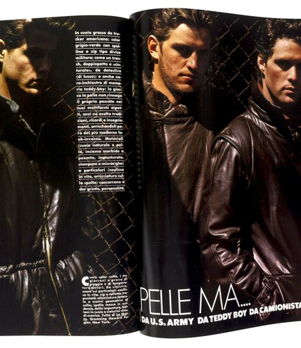 GENE HACKMAN Brian Eno MATT DILLON L’Uomo Vogue 1980 September BRUCE WEBER Pitti - Picture 4 of 9